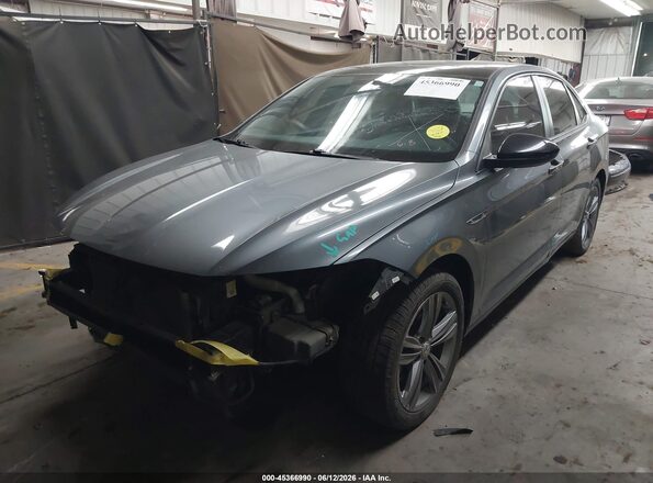 3VWCB7BU3LM051670 2020 VOLKSWAGEN JETTA Gray წინა მარცხენა ხედი სამი მეოთხედიდან