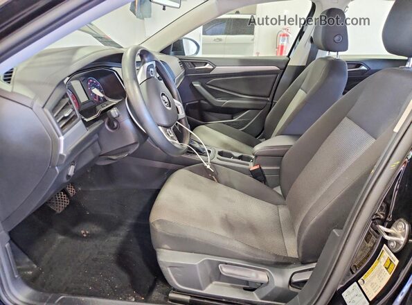 3VWCB7BU3LM077251 2020 VOLKSWAGEN JETTA Black წინა სალონის ხედი