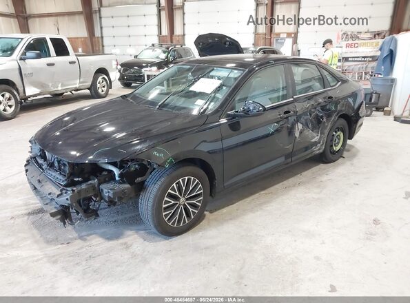 3VWCB7BU4KM158791 2019 VOLKSWAGEN JETTA Black Vista tres cuartos delantera izquierda