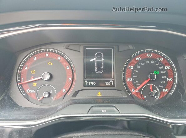 3VWCB7BU4KM225616 2019 VOLKSWAGEN JETTA White Vista del cuadro de instrumentos