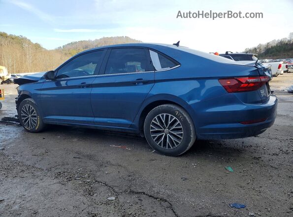 3VWCB7BU4LM004082 2020 VOLKSWAGEN JETTA Blue Trasero izquierdo