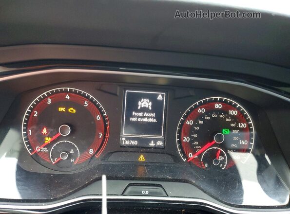 3VWCB7BU4LM004082 2020 VOLKSWAGEN JETTA Blue Vista del cuadro de instrumentos