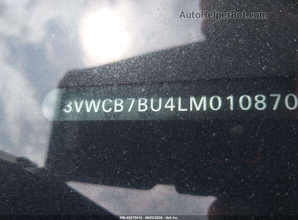 3VWCB7BU4LM010870 2020 VOLKSWAGEN JETTA Gray 