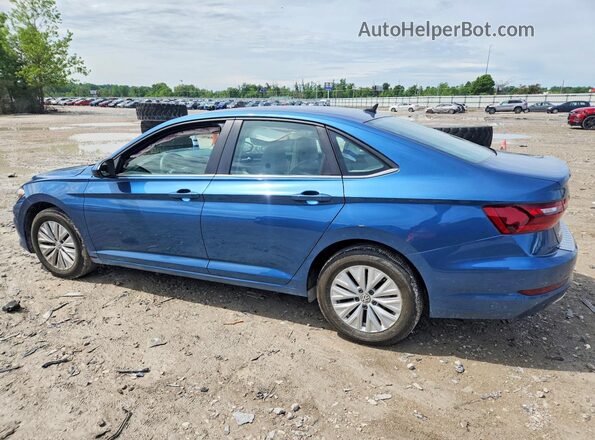 3VWCB7BU5LM067384 2020 VOLKSWAGEN JETTA Blue Trasero izquierdo