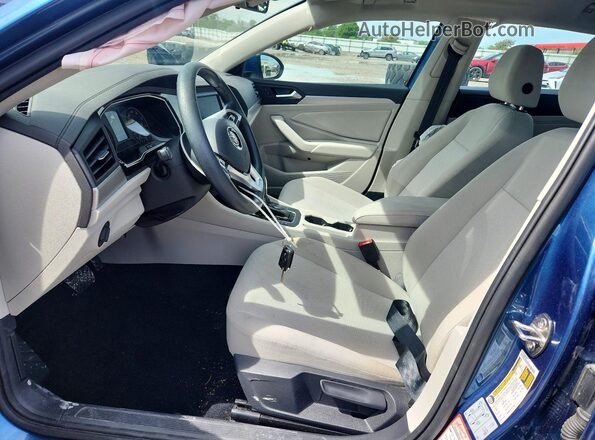 3VWCB7BU5LM067384 2020 VOLKSWAGEN JETTA Blue Vista interior delantera