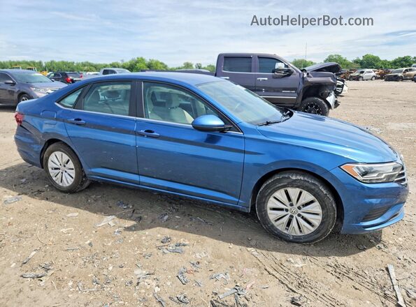 3VWCB7BU5LM067384 2020 VOLKSWAGEN JETTA Blue Delantero derecho