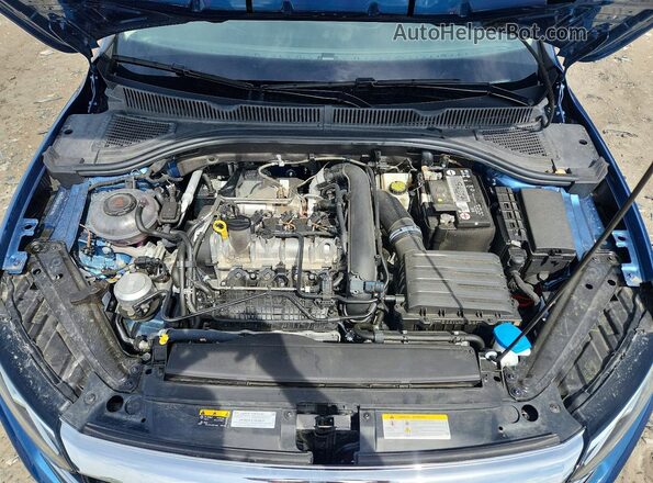 3VWCB7BU5LM067384 2020 VOLKSWAGEN JETTA Blue Vista interior trasera