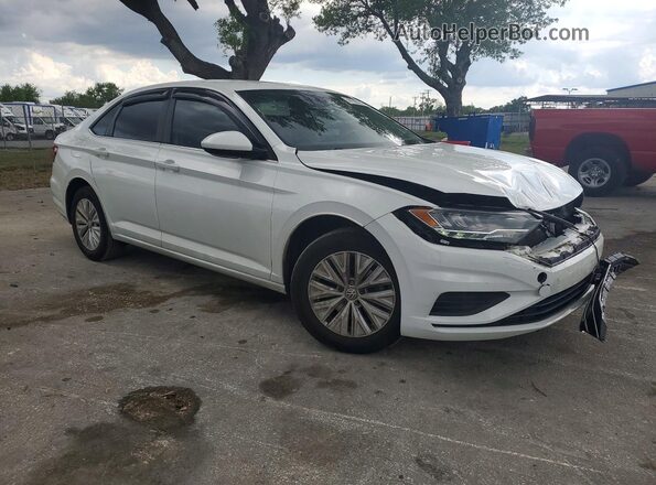 3VWCB7BU6KM261114 2019 VOLKSWAGEN JETTA White Front right