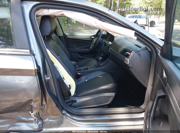 3VWCB7BU6KM268628 2019 VOLKSWAGEN JETTA Gray Widok wnętrza z przodu