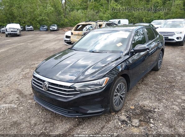 3VWCB7BU7KM206008 2019 VOLKSWAGEN JETTA Black Передня ліва чверть