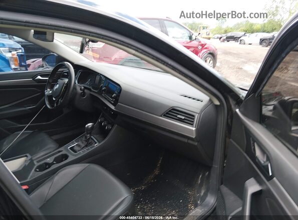 3VWCB7BU7KM206008 2019 VOLKSWAGEN JETTA Black Вид салону спереду