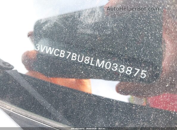 3VWCB7BU8LM033875 2020 VOLKSWAGEN JETTA Gray 