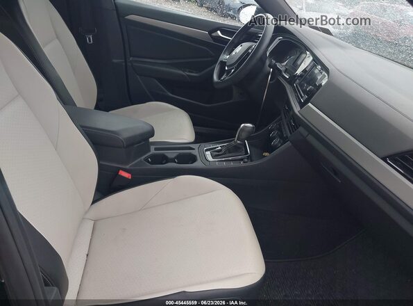 3VWCB7BU9KM192595 2019 VOLKSWAGEN JETTA Black წინა სალონის ხედი