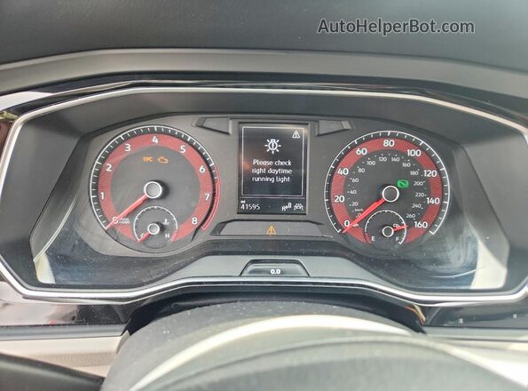 3VWCB7BUXKM166278 2019 VOLKSWAGEN JETTA Blue ხელსაწყოთა პანელის ხედი