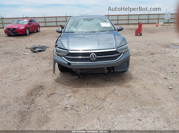 3VWCM7BU3NM014681 2022 VOLKSWAGEN JETTA Gray Widok z przodu