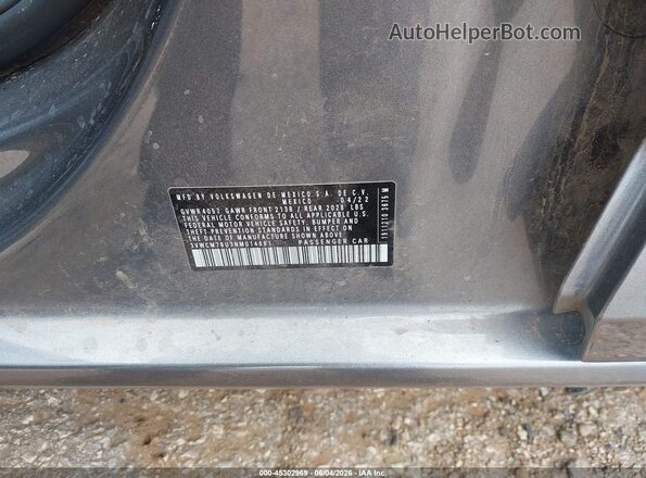 3VWCM7BU3NM014681 2022 VOLKSWAGEN JETTA Gray Widok komory silnika