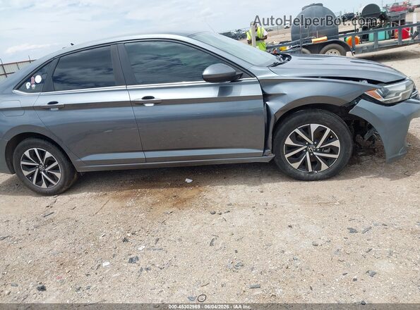 3VWCM7BU3NM014681 2022 VOLKSWAGEN JETTA Gray 