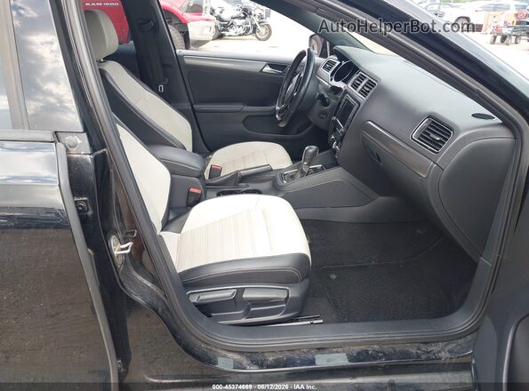 3VWD17AJ2GM231307 2016 VOLKSWAGEN JETTA Black Widok wnętrza z przodu