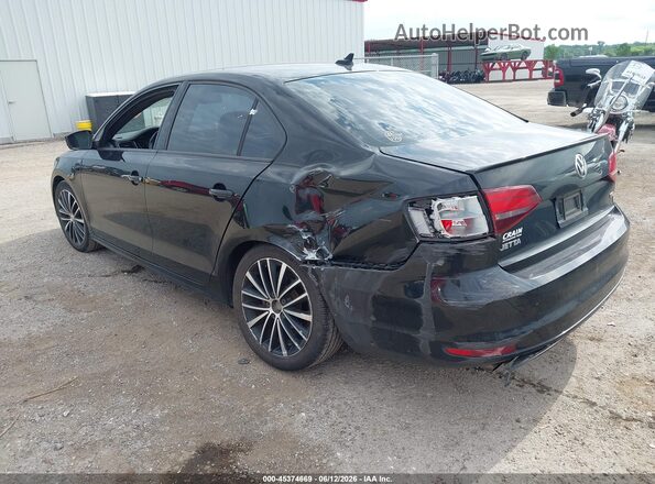 3VWD17AJ2GM231307 2016 VOLKSWAGEN JETTA Black Tył lewy