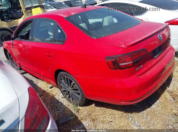 3VWD17AJ3HM394484 2017 VOLKSWAGEN JETTA Red Tył lewy
