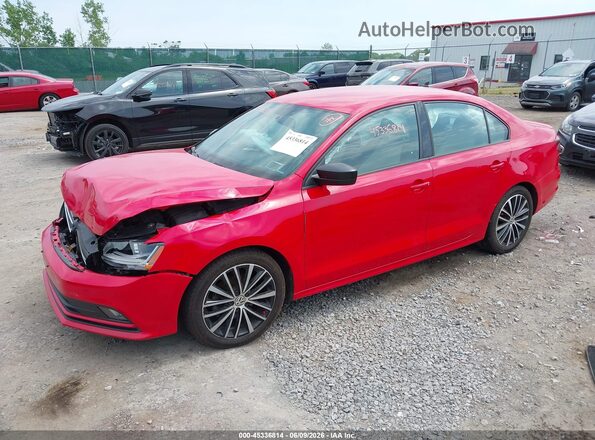 3VWD17AJ9HM394408 2017 VOLKSWAGEN JETTA Red Vista tres cuartos delantera izquierda