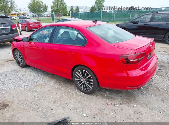 3VWD17AJ9HM394408 2017 VOLKSWAGEN JETTA Red Trasero izquierdo