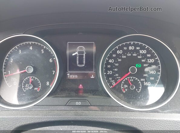 3VWD17AU7JM765954 2018 VOLKSWAGEN GOLF Blue უკანა სავარძლების ხედი