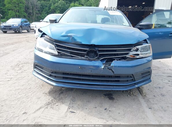3VWD67AJ1GM350807 2016 VOLKSWAGEN JETTA Blue Vista frontal