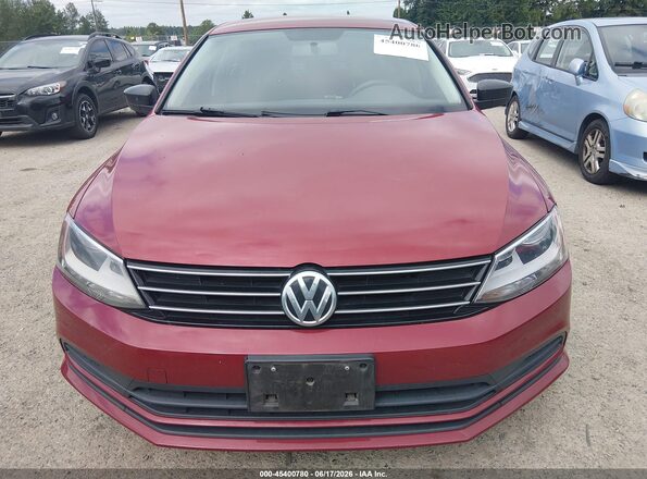 3VWD67AJ8GM351694 2016 VOLKSWAGEN JETTA Red წინა ხედი