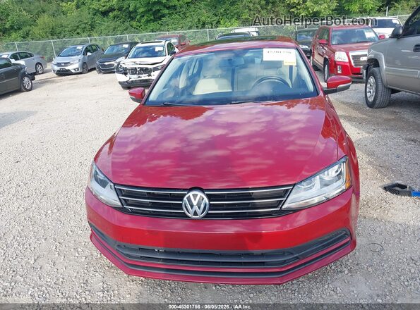 3VWDB7AJ0HM322459 2017 VOLKSWAGEN JETTA Red Սարքավորումների վահանակի տեսք