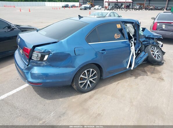 3VWDB7AJ1HM412834 2017 VOLKSWAGEN JETTA Blue Задня права чверть