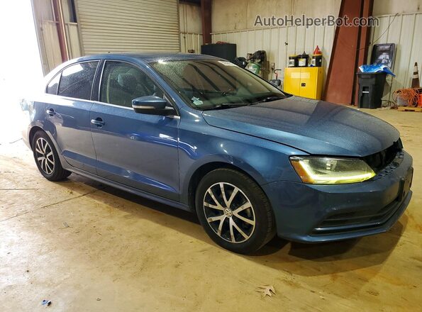 3VWDB7AJ3JM221664 2018 VOLKSWAGEN JETTA Blue Передня права чверть