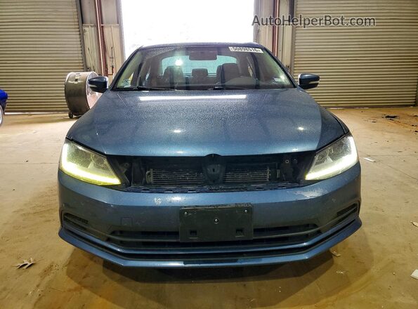 3VWDB7AJ3JM221664 2018 VOLKSWAGEN JETTA Blue Вид спереду
