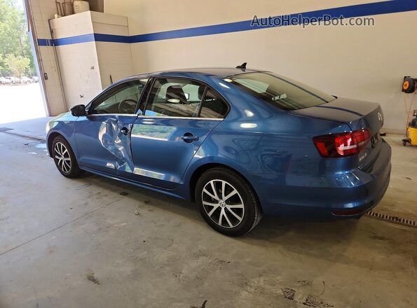 3VWDB7AJ3JM250145 2018 VOLKSWAGEN JETTA Blue Rear left