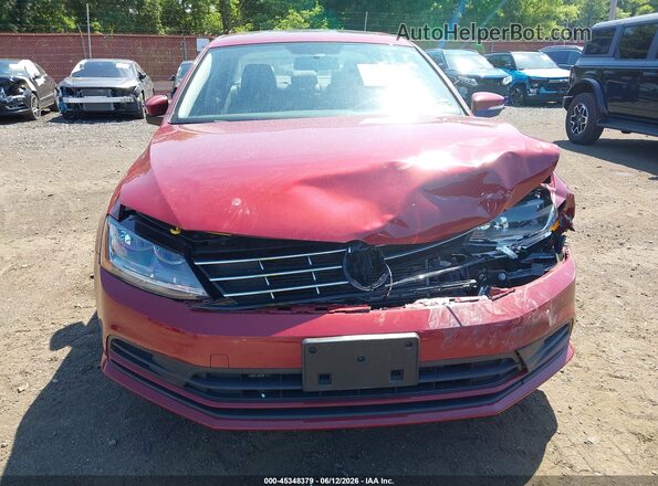 3VWDB7AJ4JM262224 2018 VOLKSWAGEN JETTA Red Vista del cuadro de instrumentos