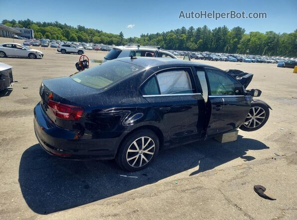 3VWDB7AJ5HM204231 2017 VOLKSWAGEN JETTA Black Tył prawy