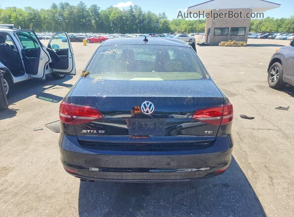 3VWDB7AJ5HM204231 2017 VOLKSWAGEN JETTA Black Widok z tyłu