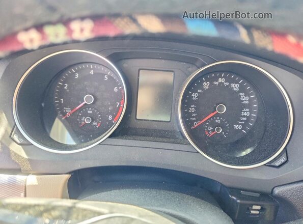 3VWDB7AJ5HM204231 2017 VOLKSWAGEN JETTA Black Widok zestawu wskaźników