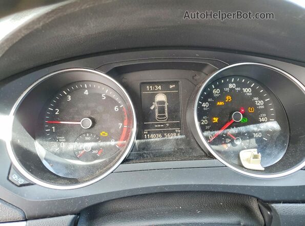 3VWDB7AJ5HM221093 2017 VOLKSWAGEN JETTA Gray Instrument cluster view
