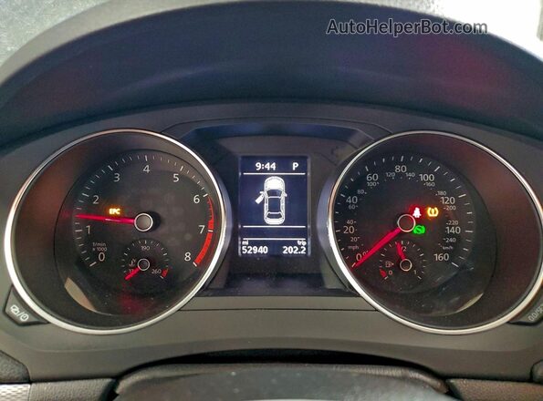 3VWDB7AJ5HM228500 2017 VOLKSWAGEN JETTA Gray Instrument cluster view