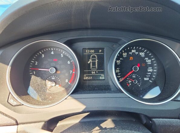 3VWDB7AJ6HM322191 2017 VOLKSWAGEN JETTA Gray Սարքավորումների վահանակի տեսք