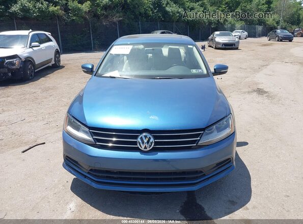 3VWDB7AJ6HM355482 2017 VOLKSWAGEN JETTA Blue Вид щитка приладів
