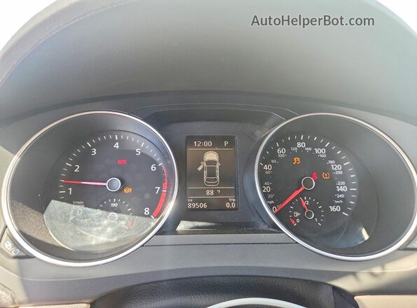 3VWDB7AJ6JM237504 2018 VOLKSWAGEN JETTA White Widok zestawu wskaźników