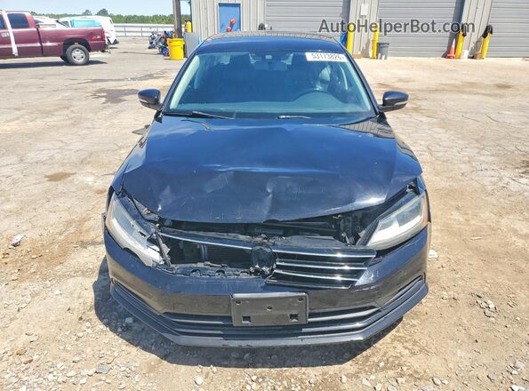 3VWDB7AJ8HM384532 2017 VOLKSWAGEN JETTA Black Դիմացի տեսք