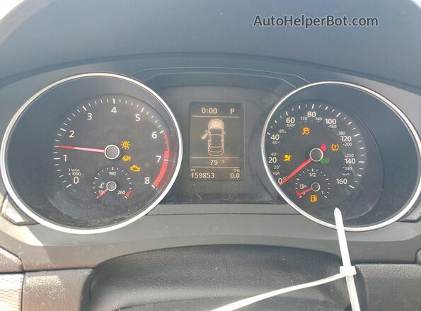 3VWDB7AJ8HM384532 2017 VOLKSWAGEN JETTA Black Սարքավորումների վահանակի տեսք