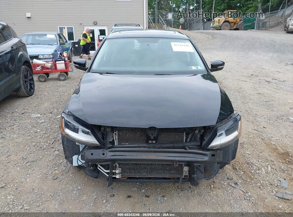 3VWDB7AJ8JM263893 2018 VOLKSWAGEN JETTA Black Вид щитка приладів
