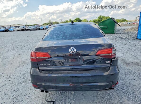 3VWDB7AJ9HM240214 2017 VOLKSWAGEN JETTA Black Вид ззаду