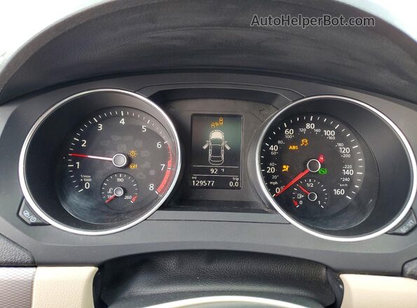 3VWDB7AJ9HM240214 2017 VOLKSWAGEN JETTA Black Вид щитка приладів