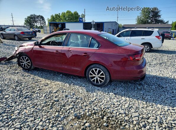 3VWDB7AJ9HM314490 2017 VOLKSWAGEN JETTA Burgundy Rear left