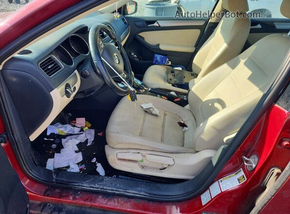 3VWDB7AJ9HM314490 2017 VOLKSWAGEN JETTA Burgundy Front interior view